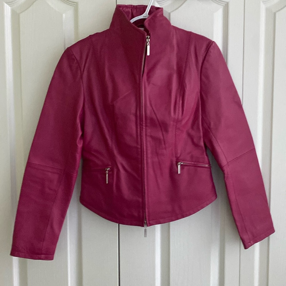 NWOT  Leather Jacket, Size M